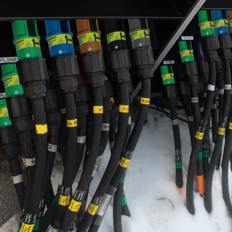 KUPO PowerFit single-pole connectors deployed at the 2022 Beijing Winter Olympics, operating in sub-zero conditions