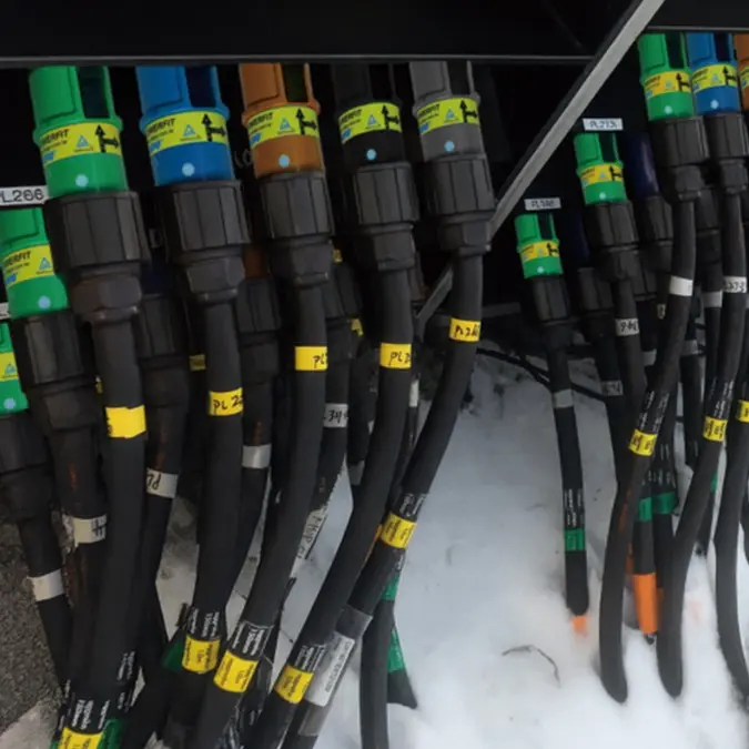 KUPO Power single-pole connectors deployed at 2022 Beijing Winter Olympics outdoor venues in sub-zero temperatures